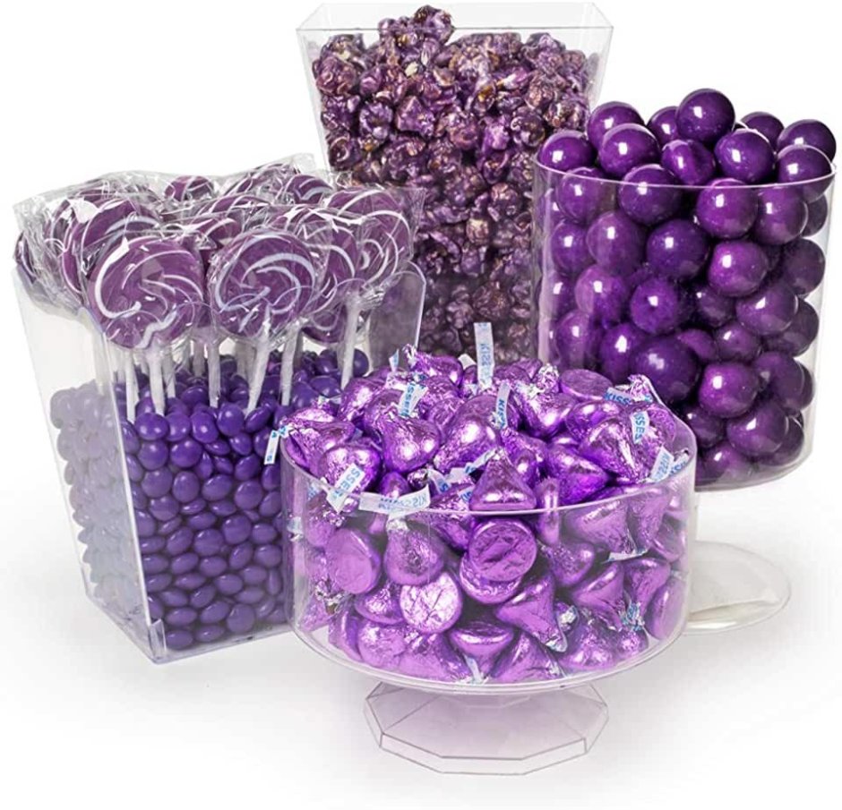 Фиолетовые конфеты