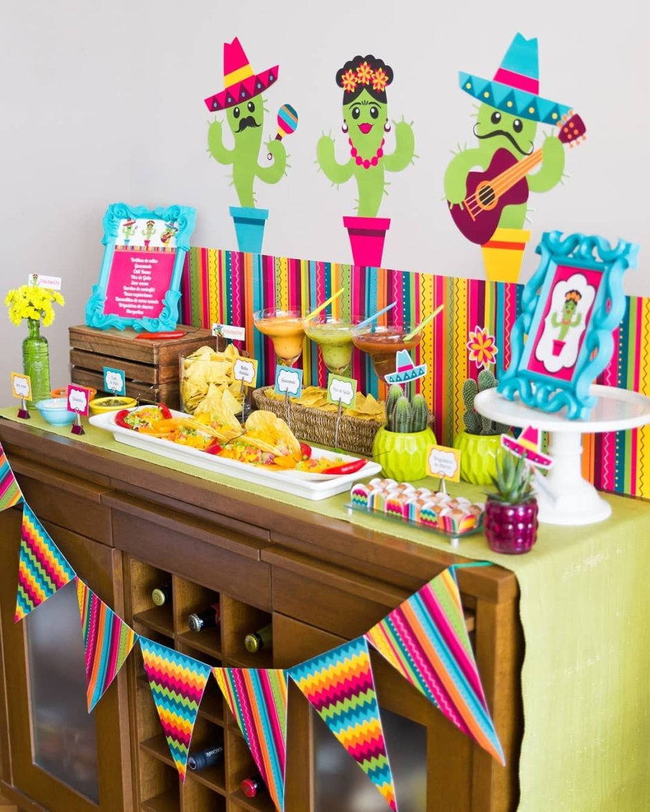 Вечеринка в стиле Мексиканская Фиеста для детей