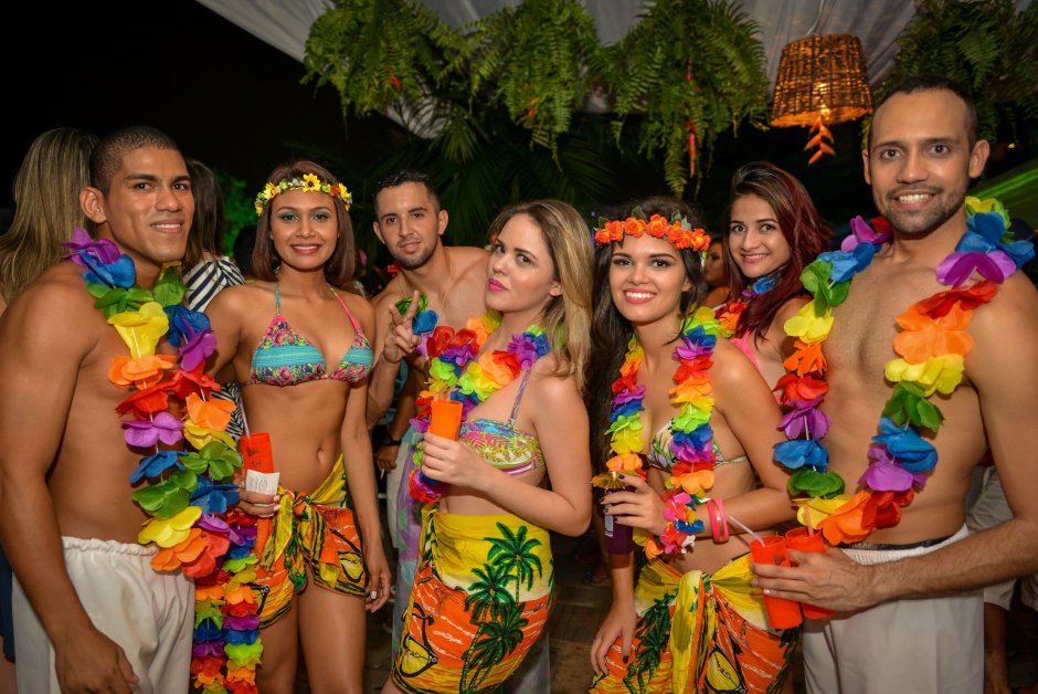 Тропическая вечеринка костюмы