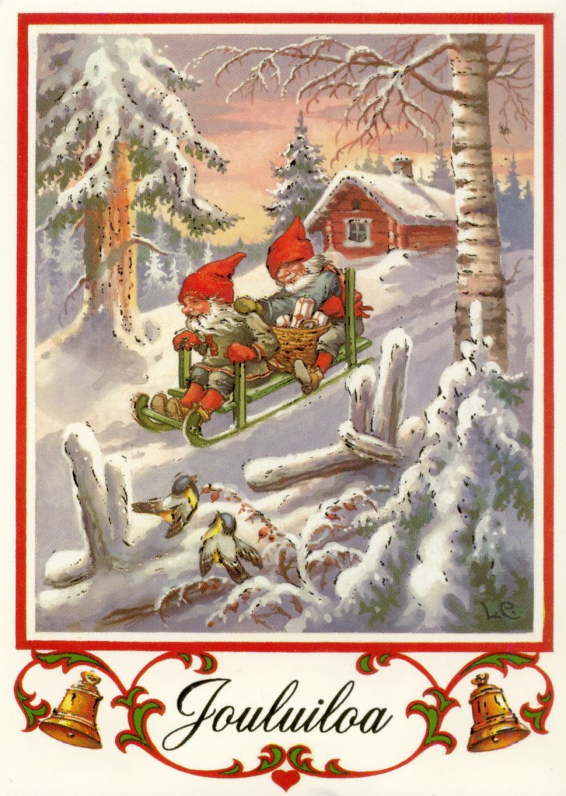Финские Рождественские открытки