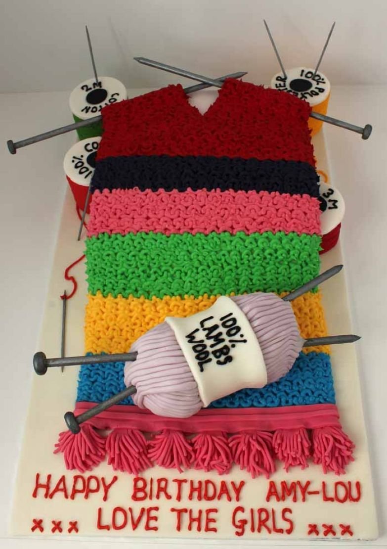 Торт вязание