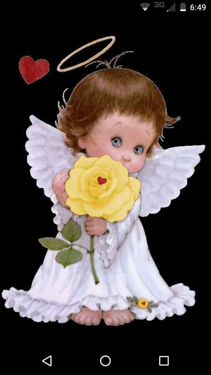 Ангелочек с цветочком