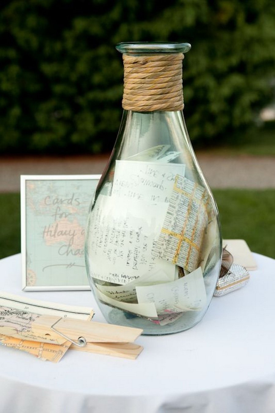 Бутылка с пожеланиями на свадьбу
