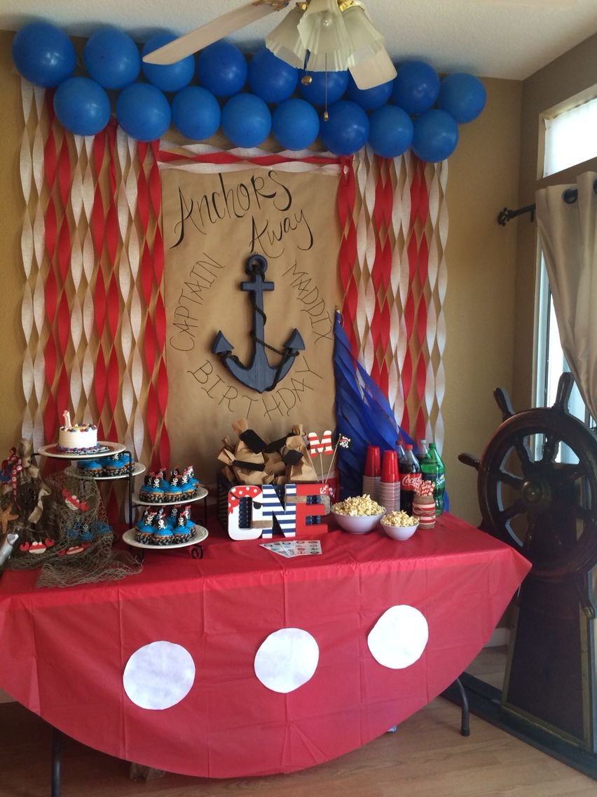 Вечеринка в пиратском морском стиле