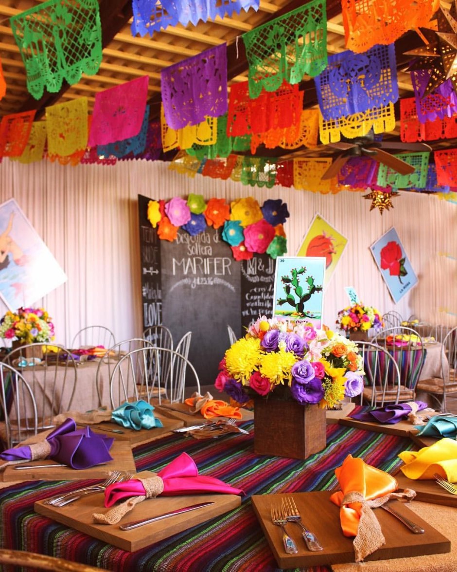 Мексиканская вечеринка украшения
