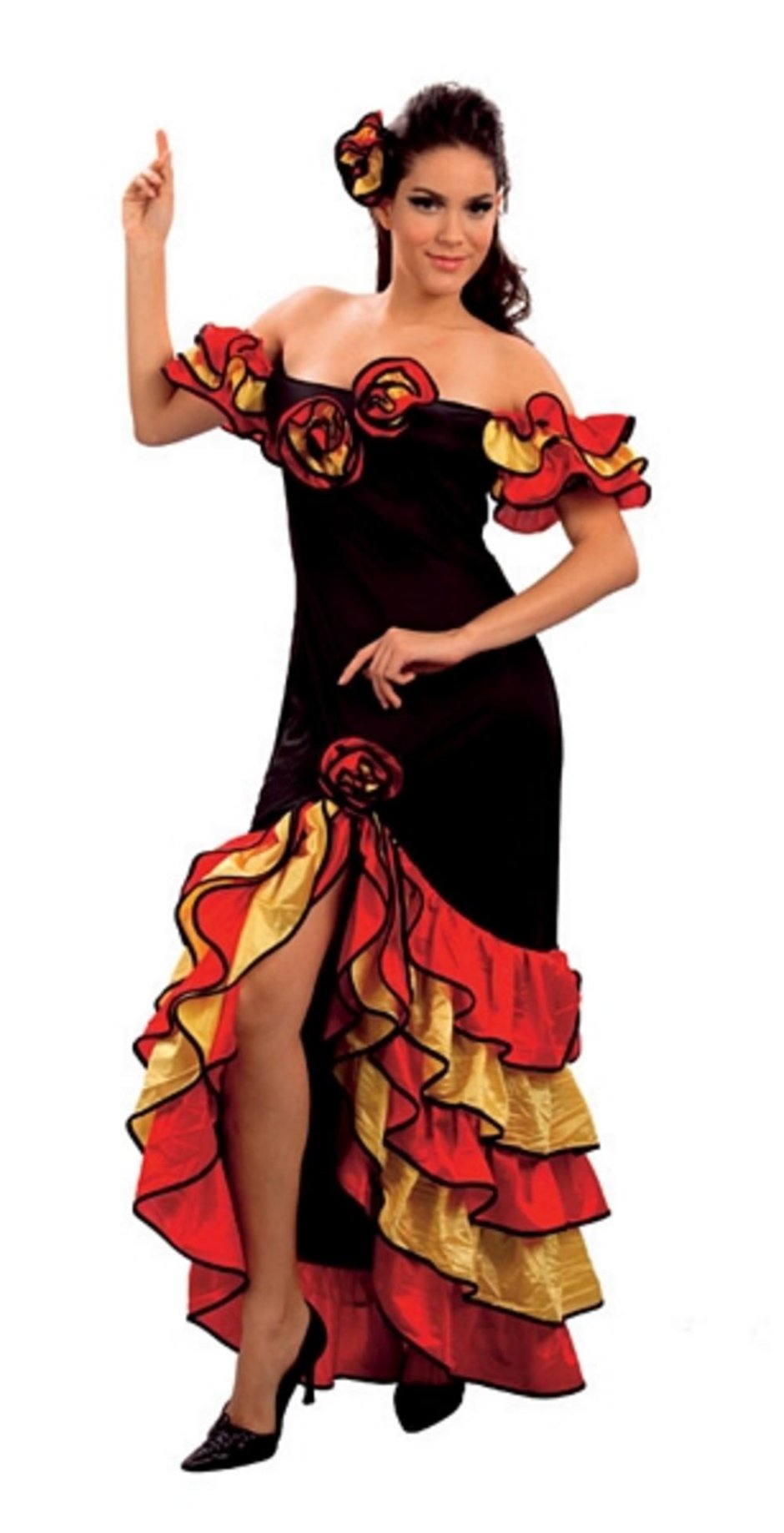 Вечернее платье в испанском стиле