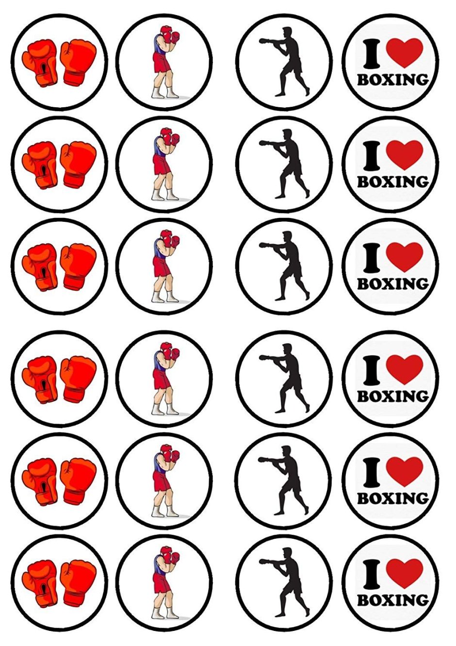 Картинки на капкейки бокс