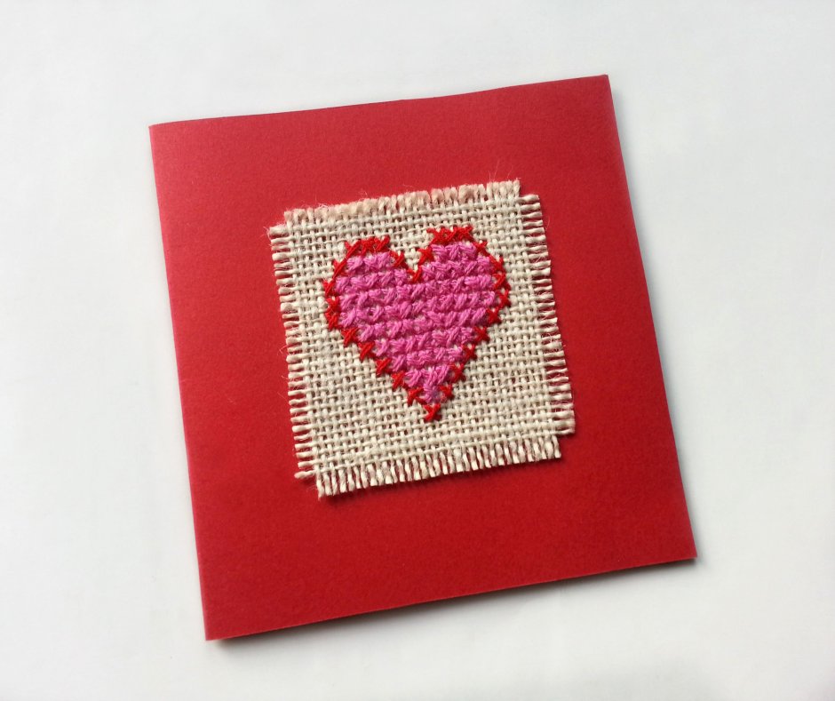 Crossed Heart Card