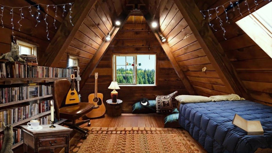 Cozy Attic 🌲 Cabin in the Woods