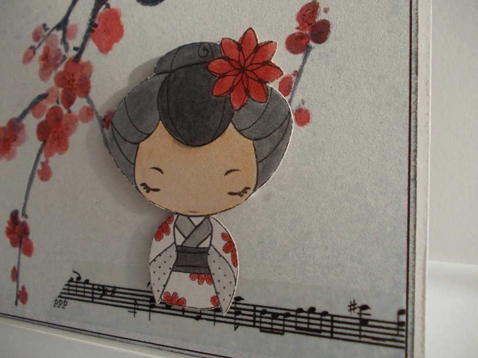 Традиционная японская открытка