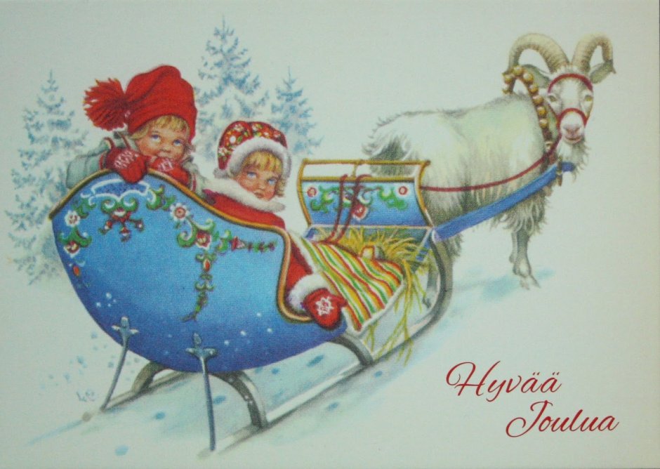 Финские 1. Рождественские открытки:
