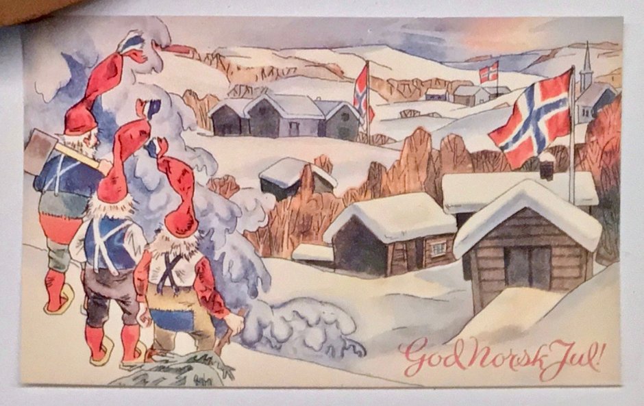 Открытки с Рождеством на норвежском языке