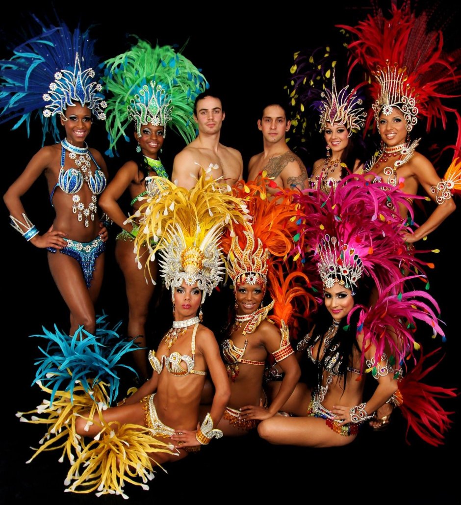 Костюмы танцы Самба Бразилия