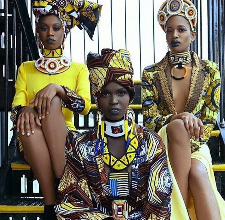 Образ в африканском стиле