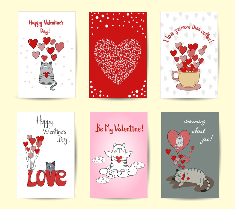 Карточки на день Святого Валентина