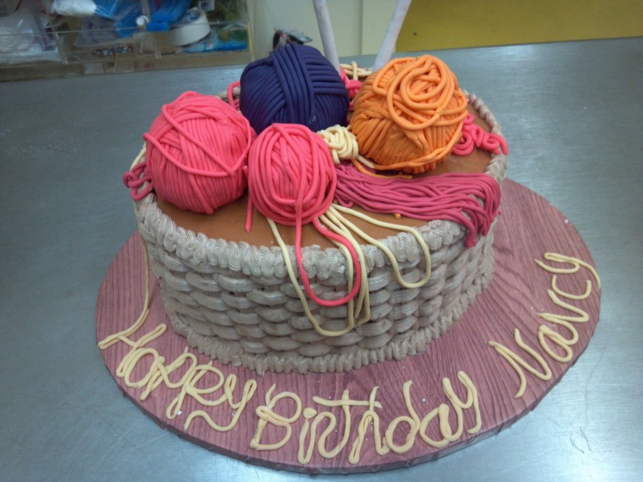 Торт вязание