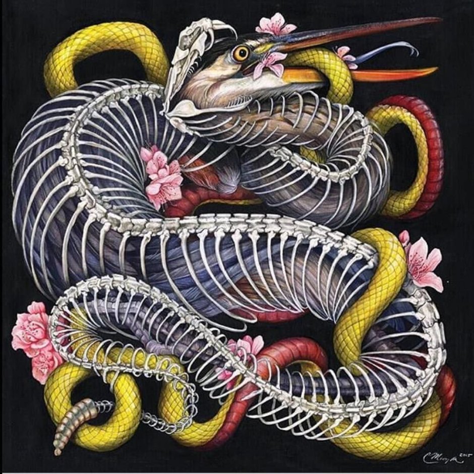 Змей в живописи