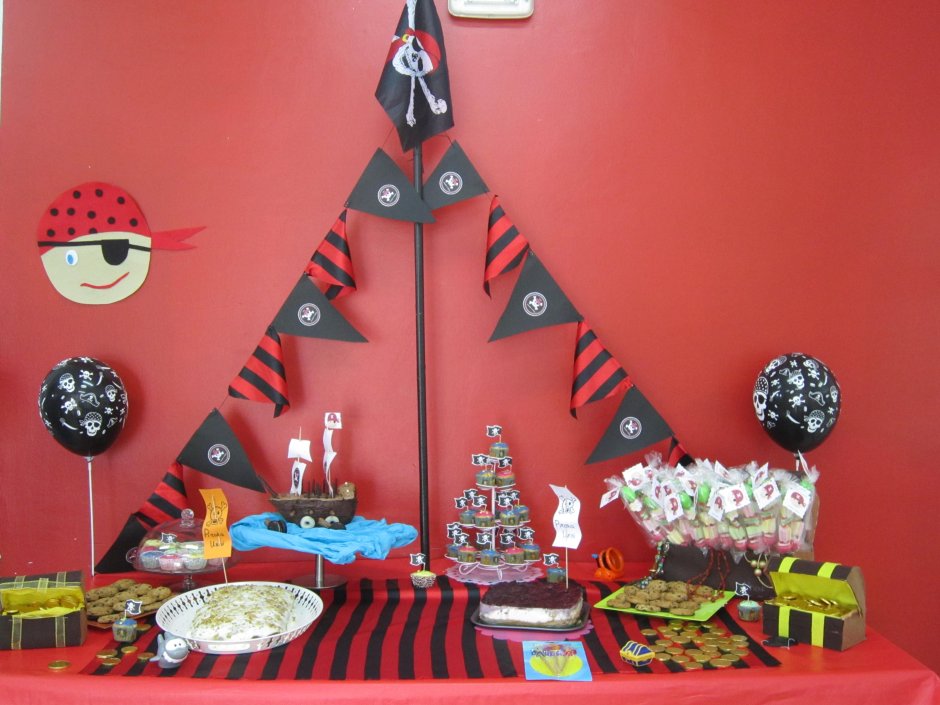 Пиратская вечеринка стол для детей
