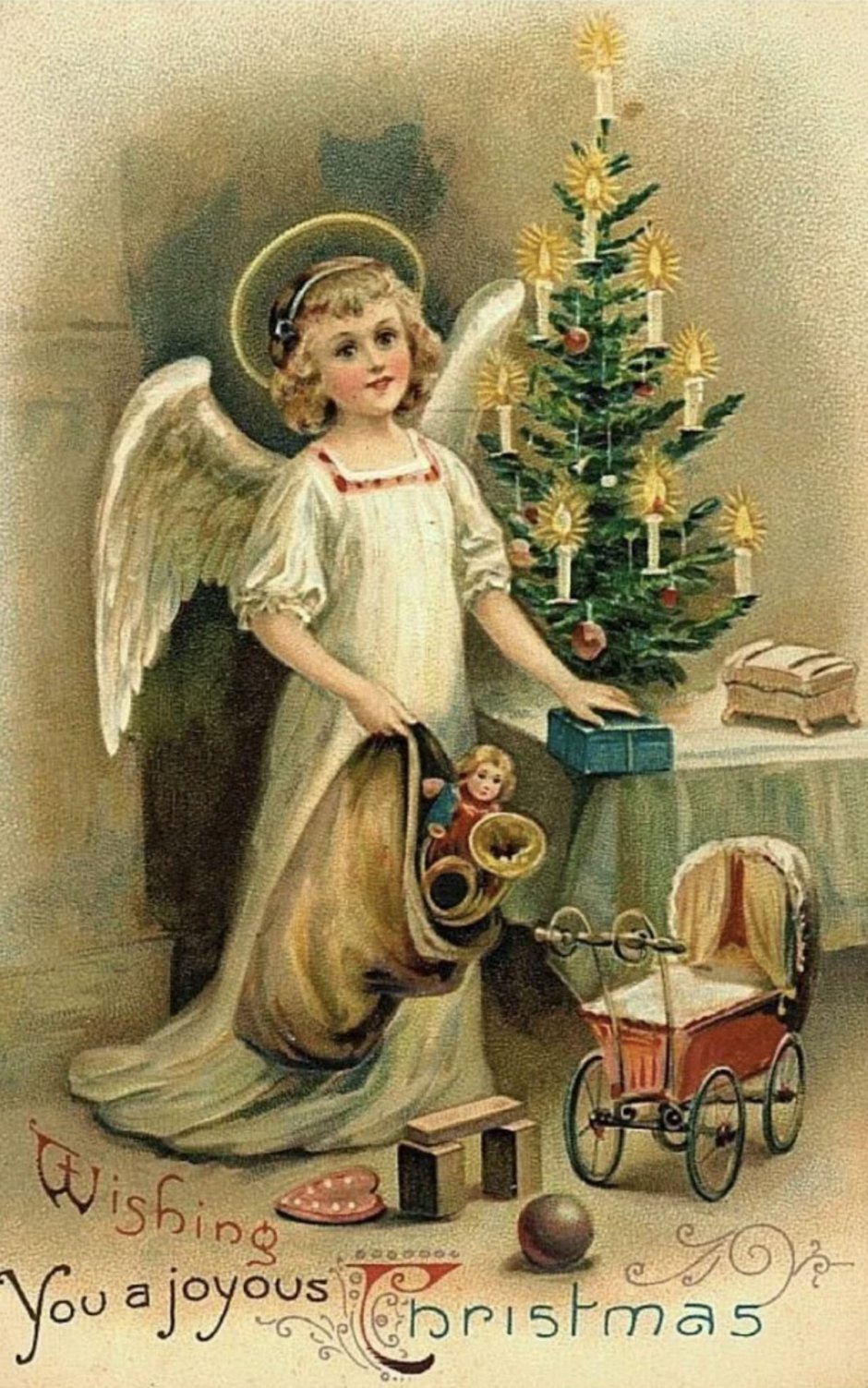 Старинные открытки с Рождеством