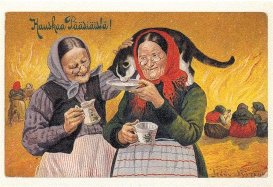 Финские пасхальные открытки