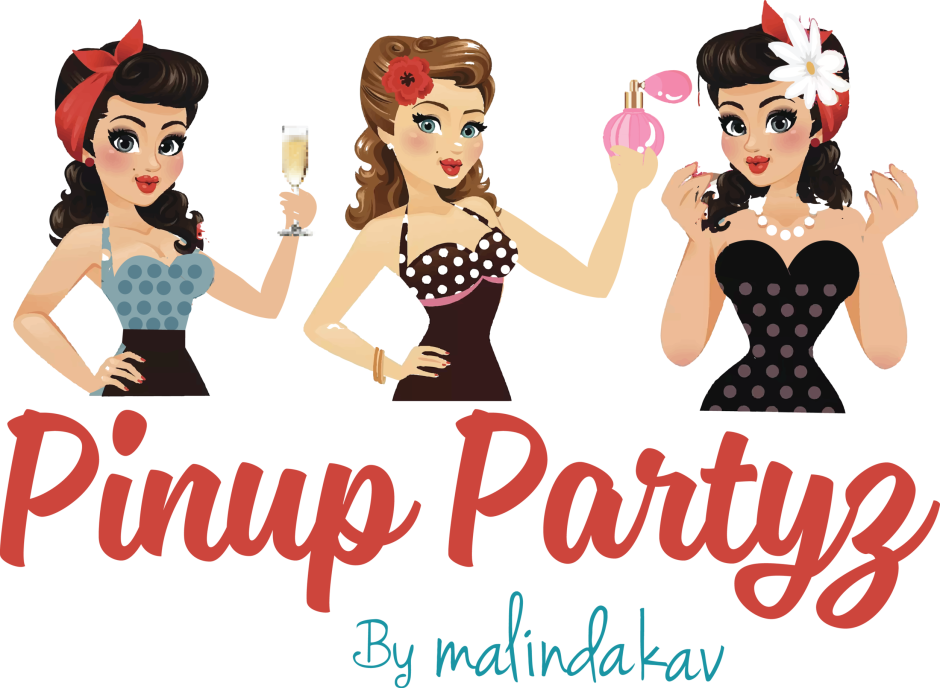 Афиша в стиле пин ап Party