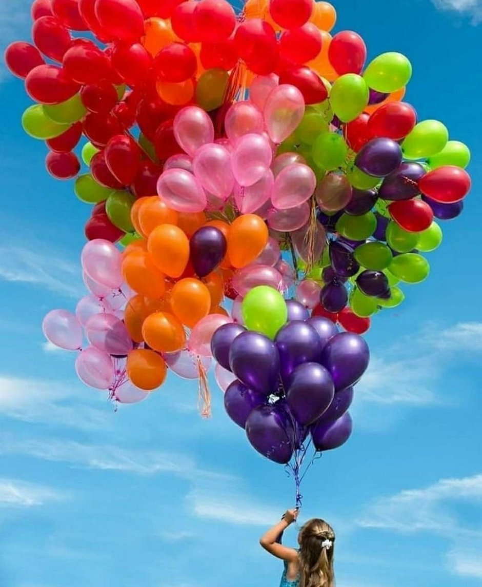 С днём рождения шары воздушные