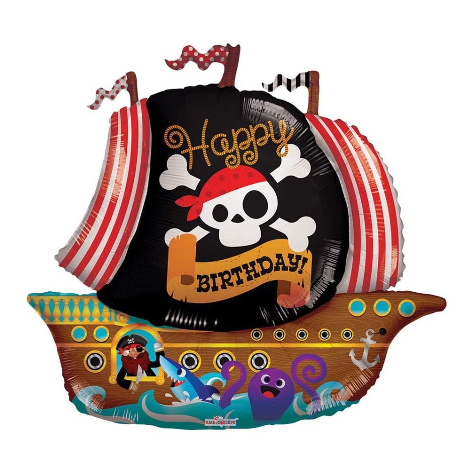 Шар "корабль пиратский"