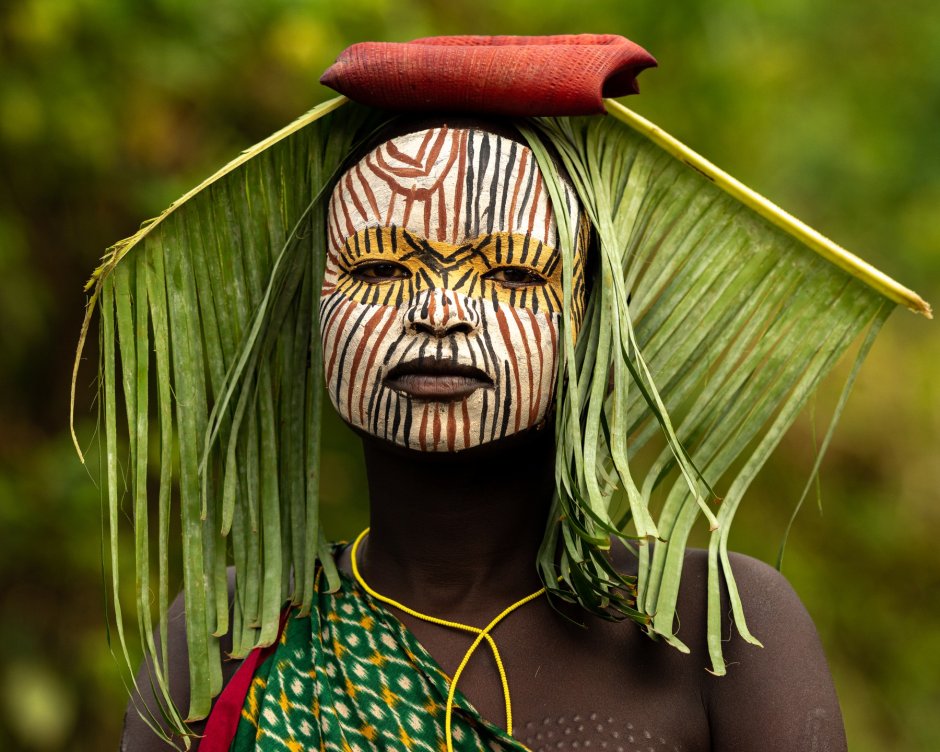 Африканская раскраска лица