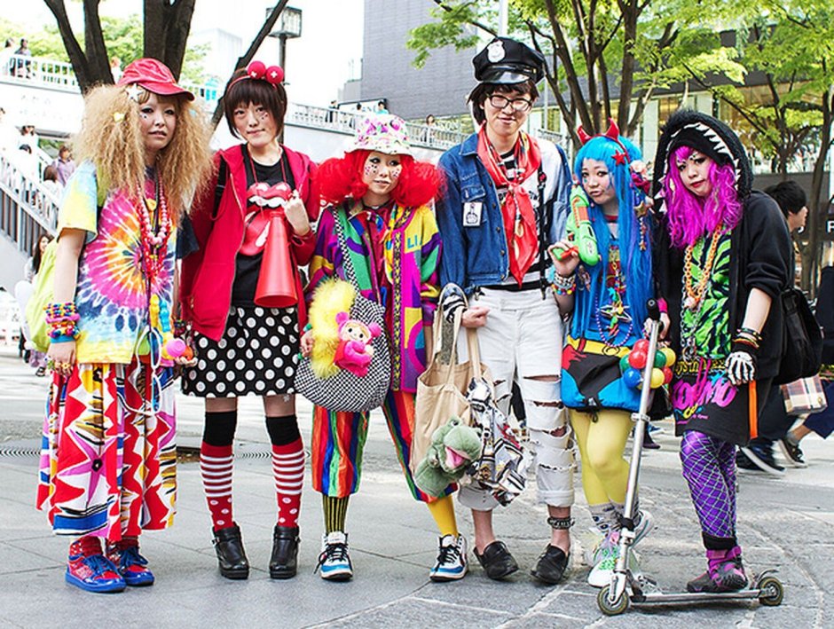Мода Японии Харадзюку