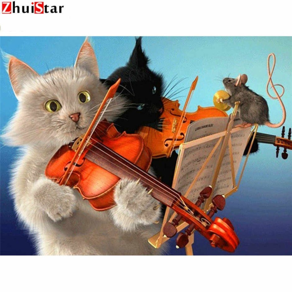 Коты музыканты