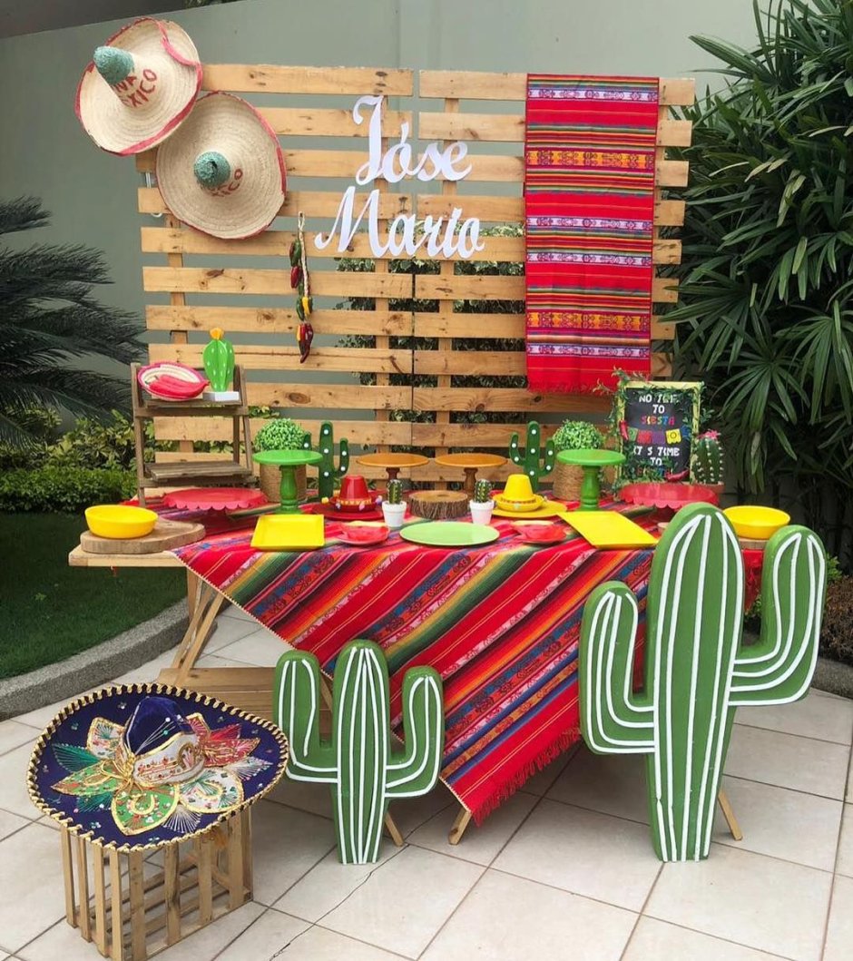 Вечеринка в стиле Мексиканская Фиеста для детей
