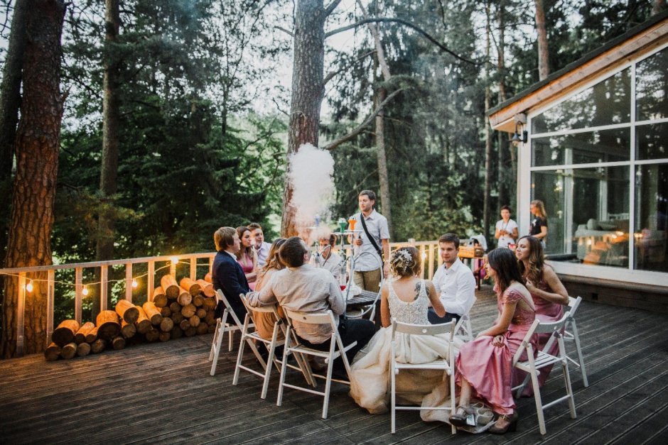 Свадьба в стиле вечеринки на природе