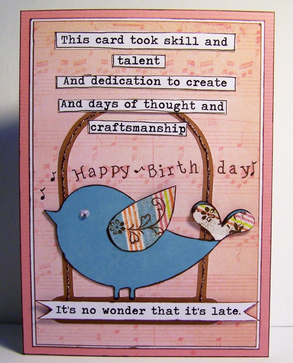 Birthday Card sentiments Sheets