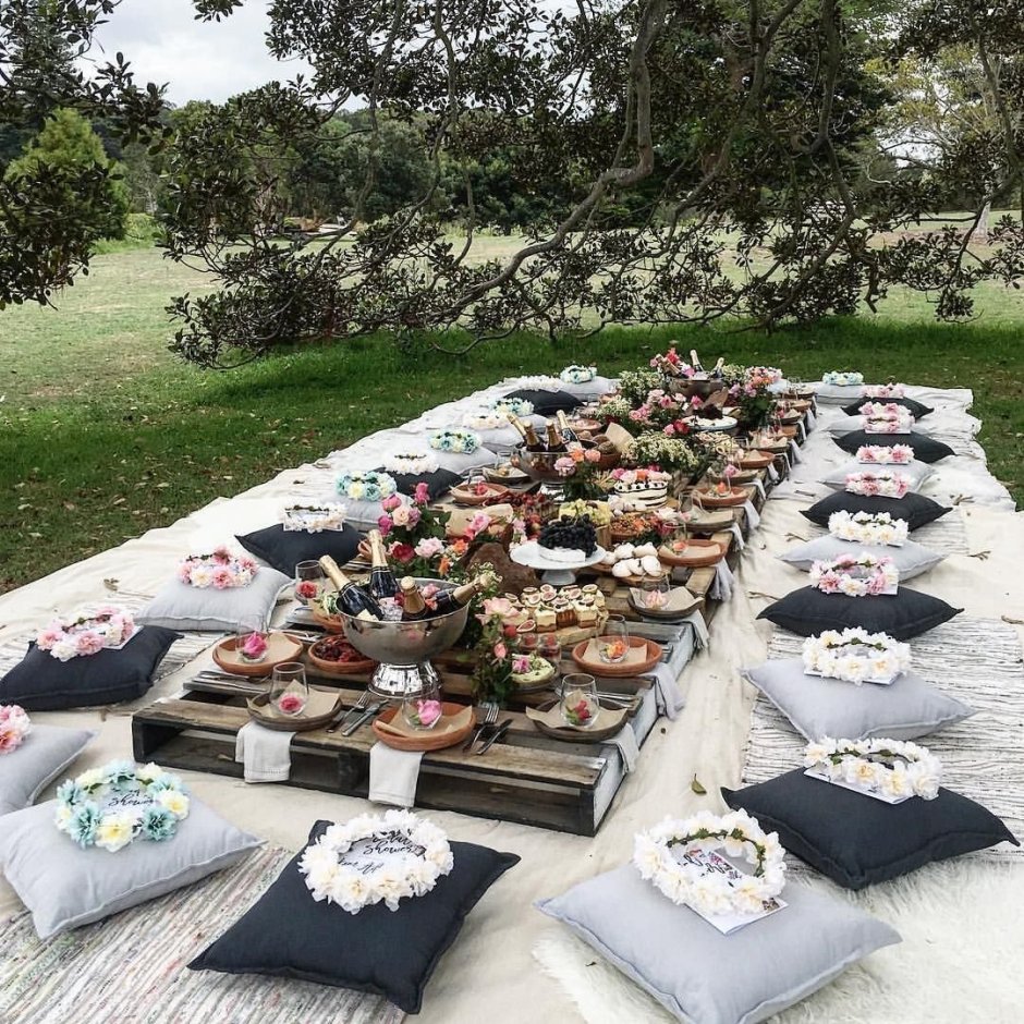 Свадьба пикник на природе