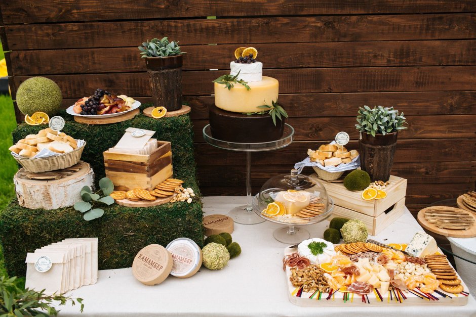 Сырный стол на свадьбу