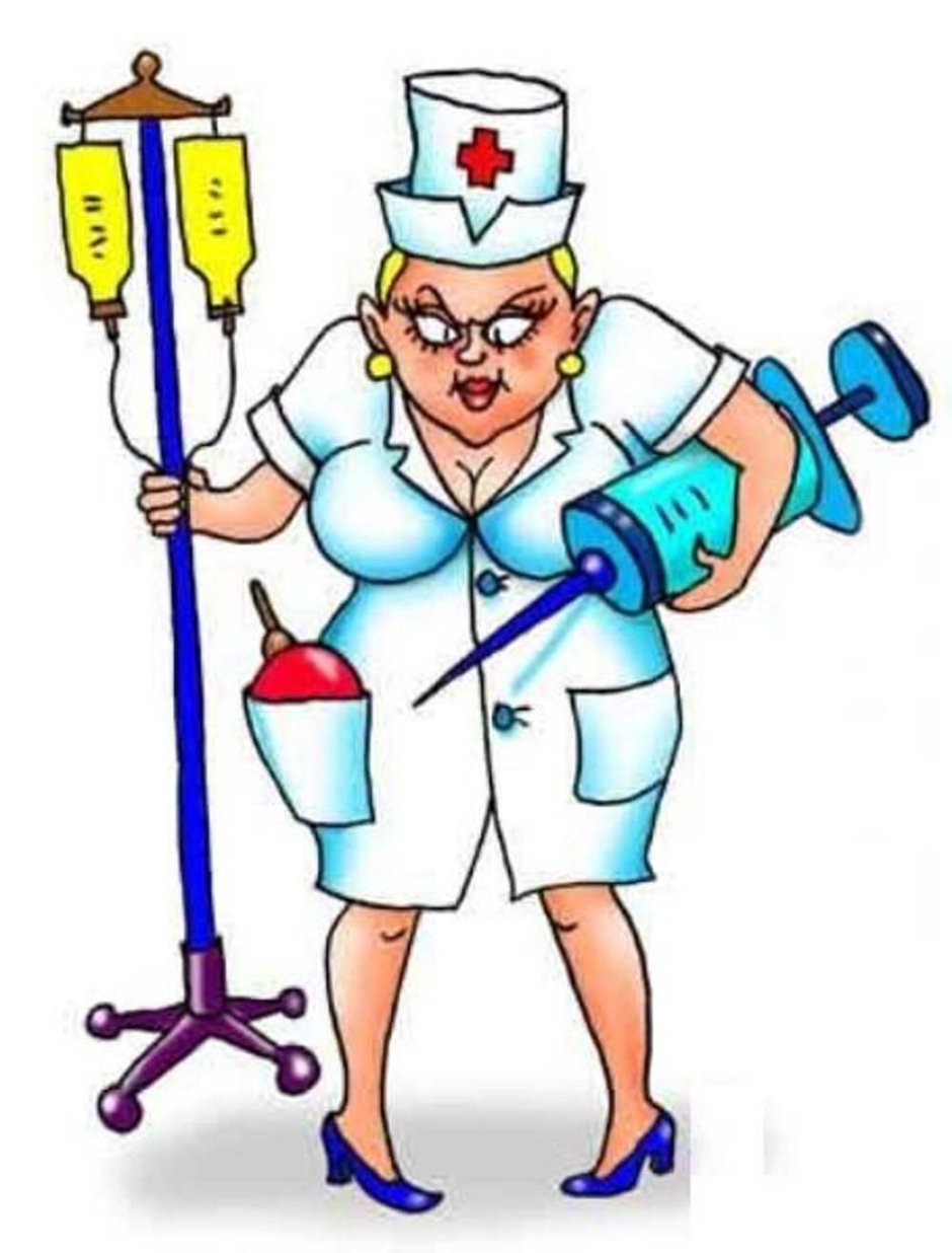 Смешная медсестра