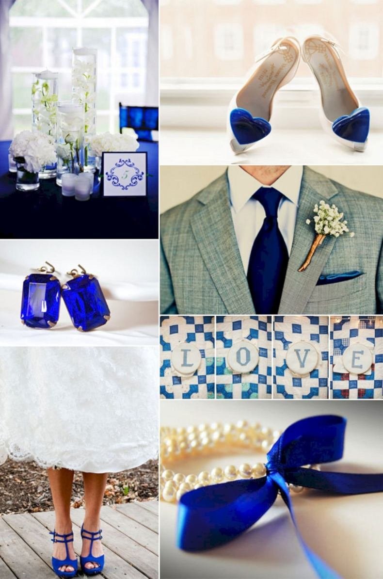 Свадьба в голубом стиле