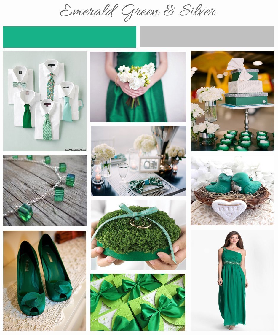 Свадьба в зеленом цвете палитра