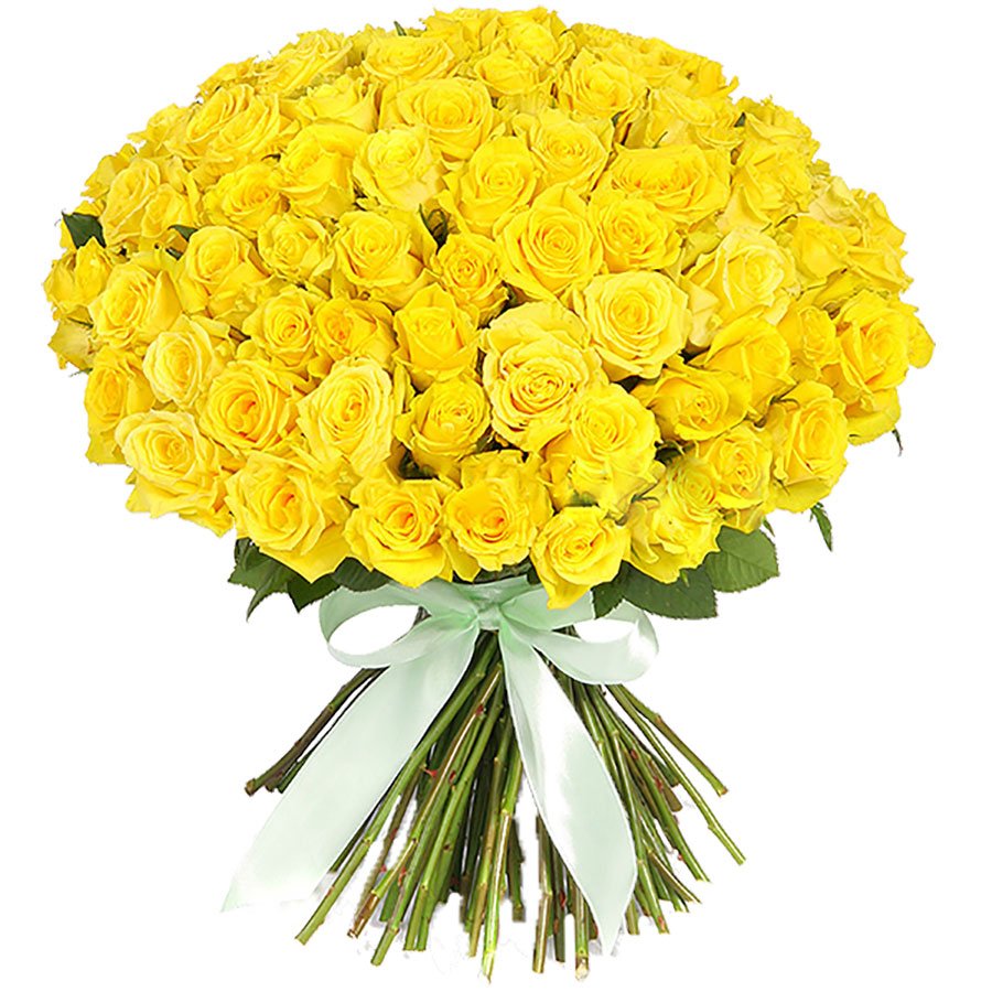Флорико 35 желтых роз, 40 см