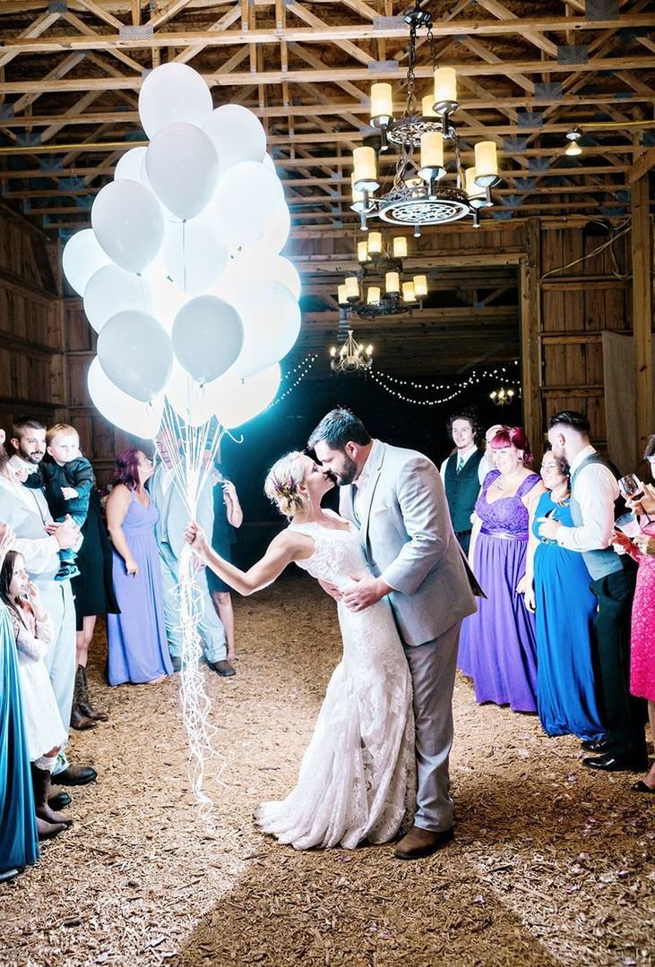 Светящиеся шары на свадьбу