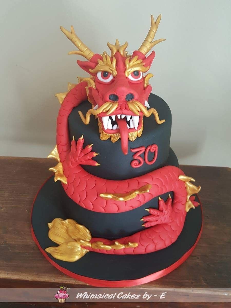 Торт в стиле дракона