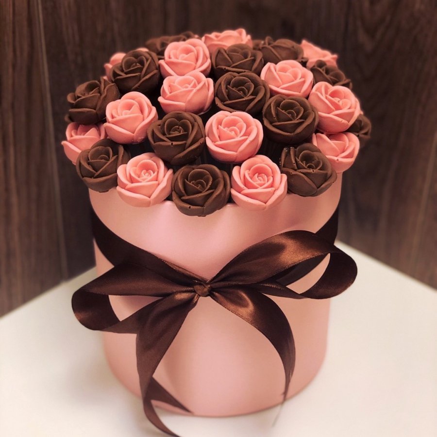 Букет цветов из шоколада