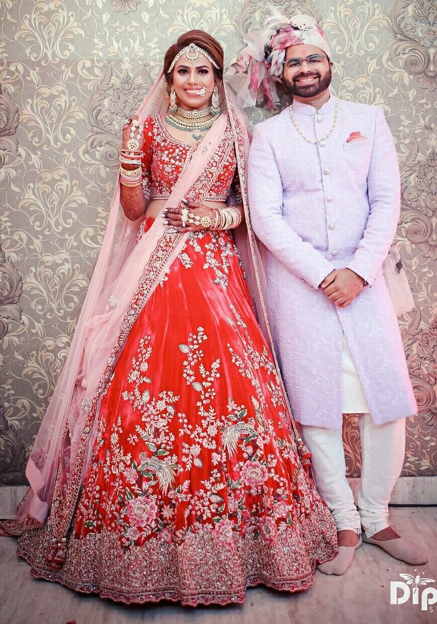 Наряды на свадьбу в Индии синие
