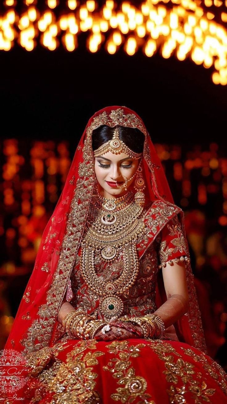 Наряд индийской невесты