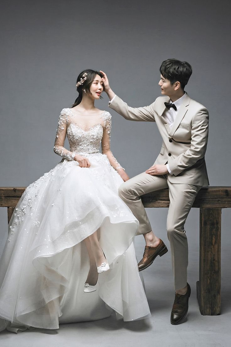 Традиционное корейское свадебное платье