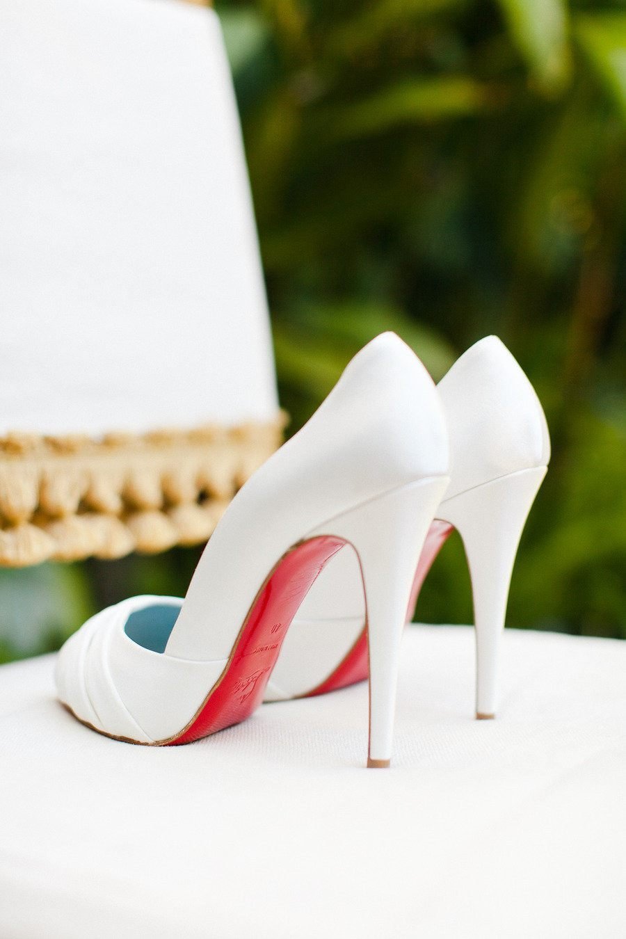 Свадебные туфли с пожеланиями