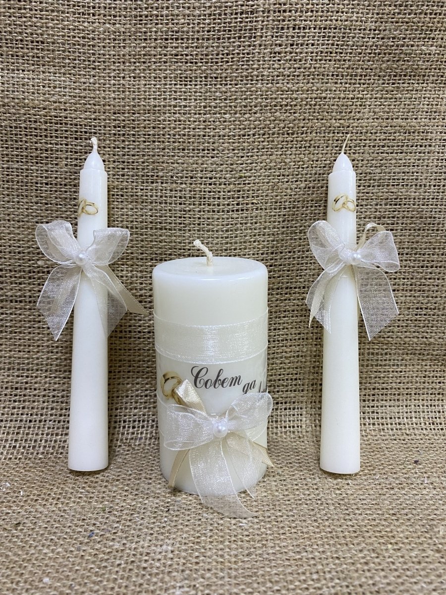 Свечи для домашнего очага на свадьбу