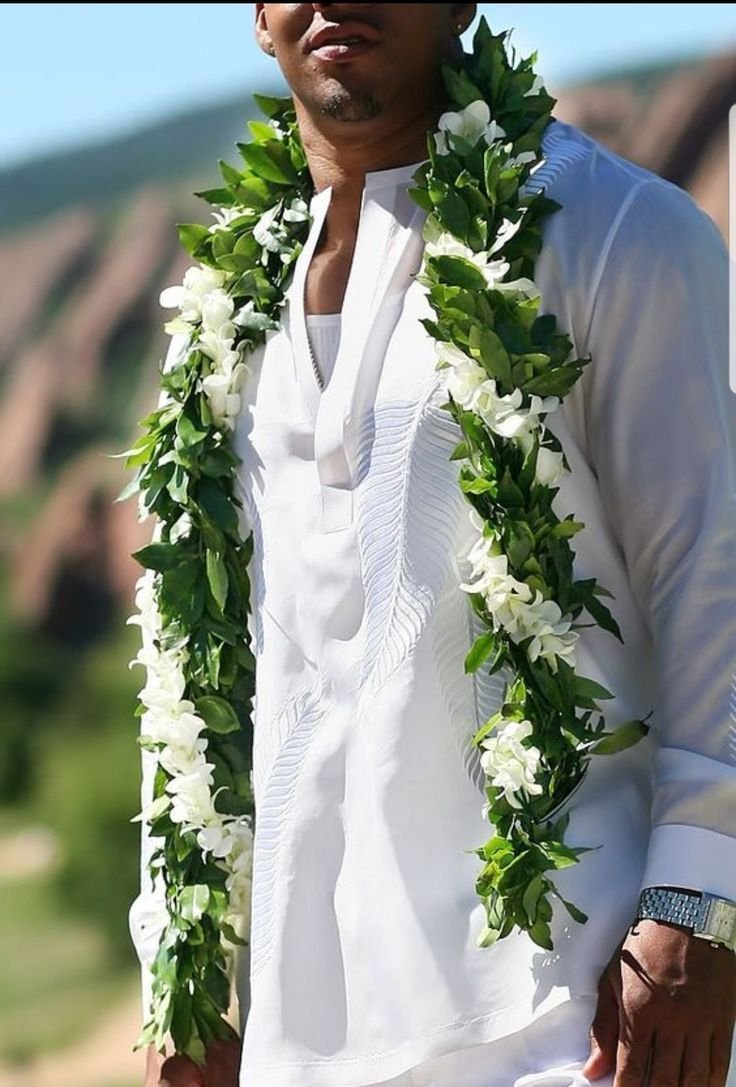 Образ для невесты в гавайском стиле