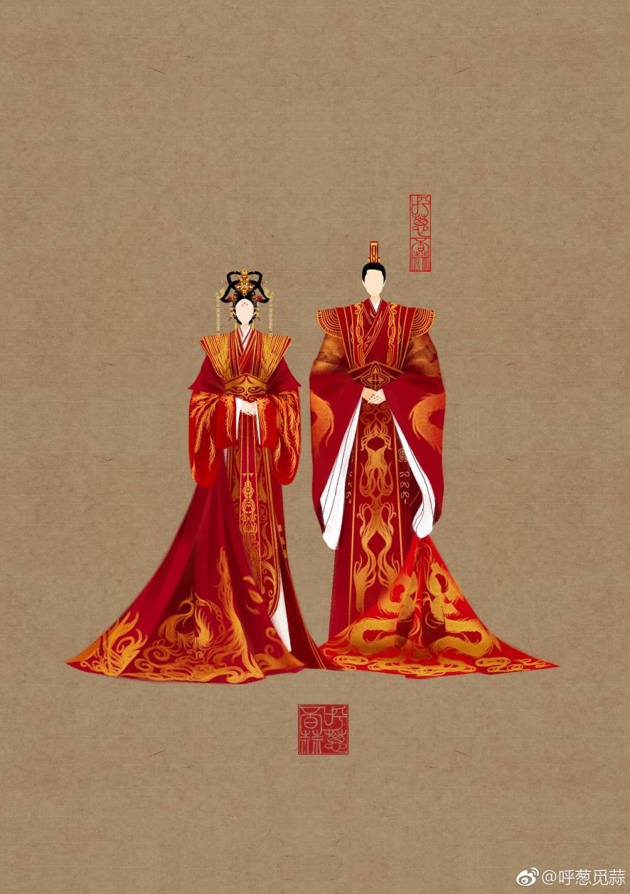 Китайская свадьба рисунок