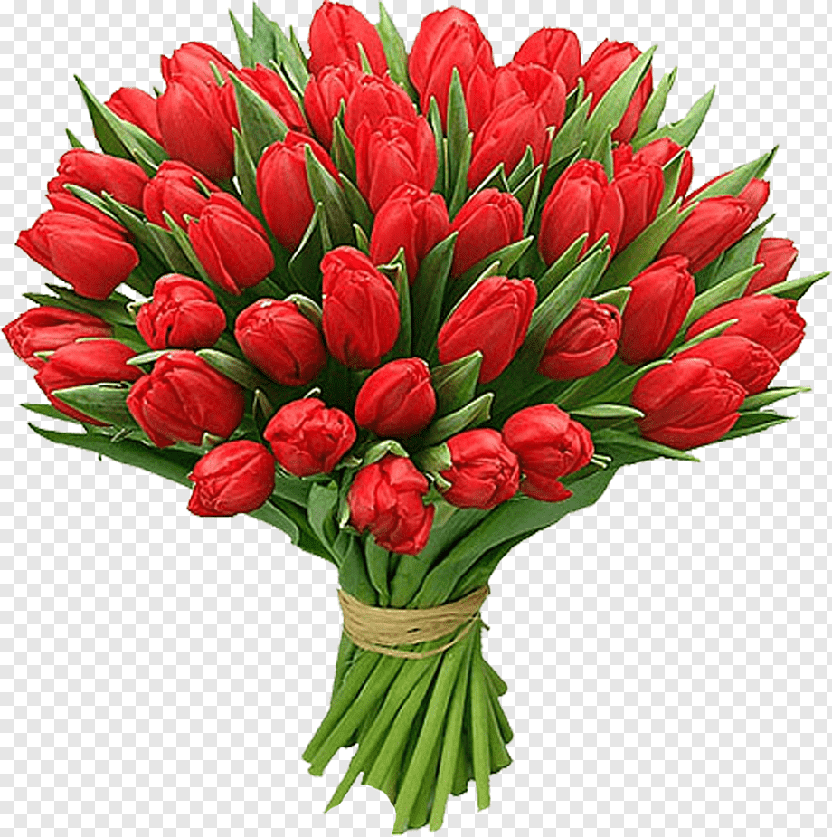 Букет "35 красных тюльпанов"